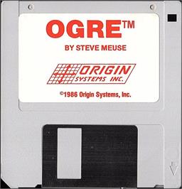 Artwork on the Disc for Ogre on the Atari ST.