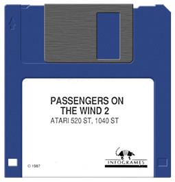 Artwork on the Disc for Passengers On The Wind 2 on the Atari ST.