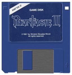 Artwork on the Disc for Phantasie 2 on the Atari ST.