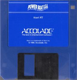 Artwork on the Disc for Powerboat USA - Offshore Superboat Racing on the Atari ST.