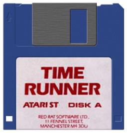 Artwork on the Disc for Punisher, The on the Atari ST.