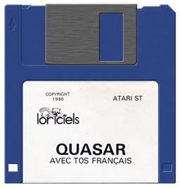 Artwork on the Disc for Quasar on the Atari ST.