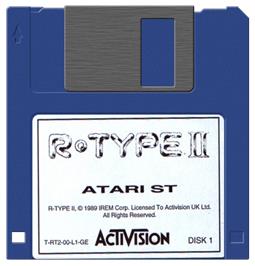 Artwork on the Disc for R-Type 2 on the Atari ST.