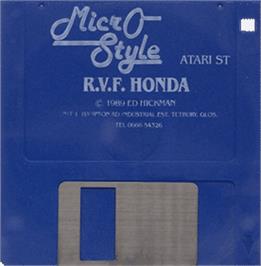 Artwork on the Disc for RVF Honda on the Atari ST.