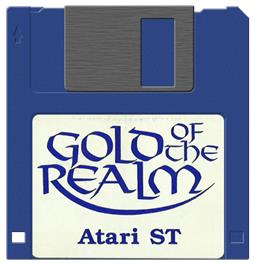 Artwork on the Disc for Realm of the Trolls on the Atari ST.