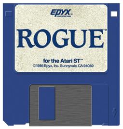 Artwork on the Disc for Rogue on the Atari ST.