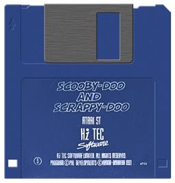 Artwork on the Disc for Scooby-Doo And Scrappy-Doo on the Atari ST.