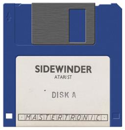 Artwork on the Disc for Sidewinder on the Atari ST.