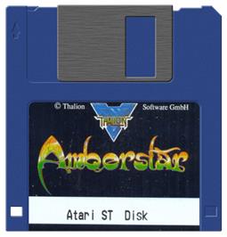 Artwork on the Disc for Slackskin And Flint on the Atari ST.