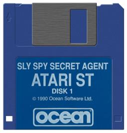 Artwork on the Disc for Sly Spy - Secret Agent on the Atari ST.