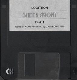 Artwork on the Disc for Speed Buggy on the Atari ST.