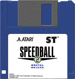 Artwork on the Disc for Speedball 2 - Brutal Deluxe on the Atari ST.