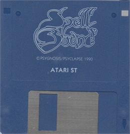 Artwork on the Disc for Spell Bound on the Atari ST.