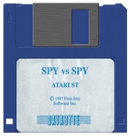 Artwork on the Disc for Spy Vs Spy on the Atari ST.