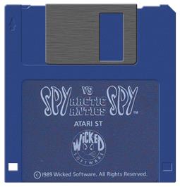 Artwork on the Disc for Spy vs Spy - Arctic Antics on the Atari ST.
