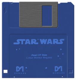 Artwork on the Disc for Star Wars on the Atari ST.