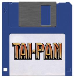 Artwork on the Disc for Tai-Pan on the Atari ST.
