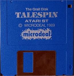 Artwork on the Disc for Talespin on the Atari ST.