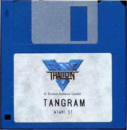 Artwork on the Disc for Tangram on the Atari ST.