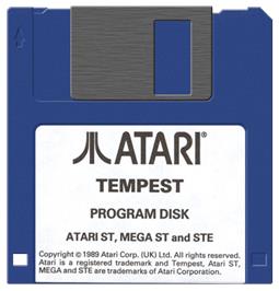 Artwork on the Disc for Tempest on the Atari ST.
