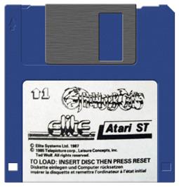 Artwork on the Disc for Thundercats on the Atari ST.