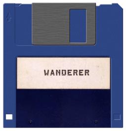 Artwork on the Disc for Wanderer 3D on the Atari ST.