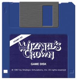 Artwork on the Disc for Wizard's Crown on the Atari ST.