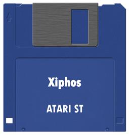 Artwork on the Disc for Xiphos on the Atari ST.