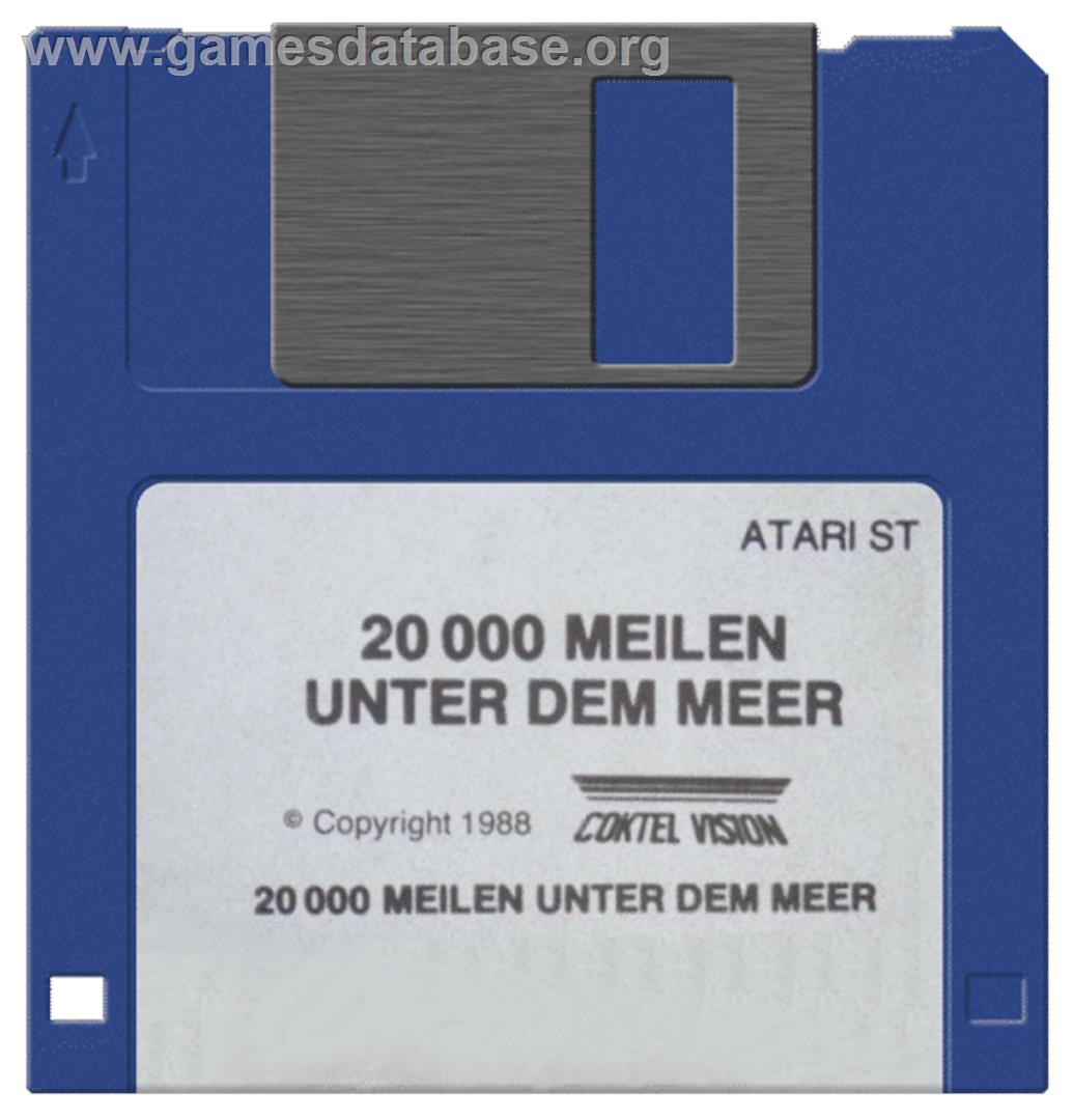 20 000 Leagues Under the Sea - Atari ST - Artwork - Disc