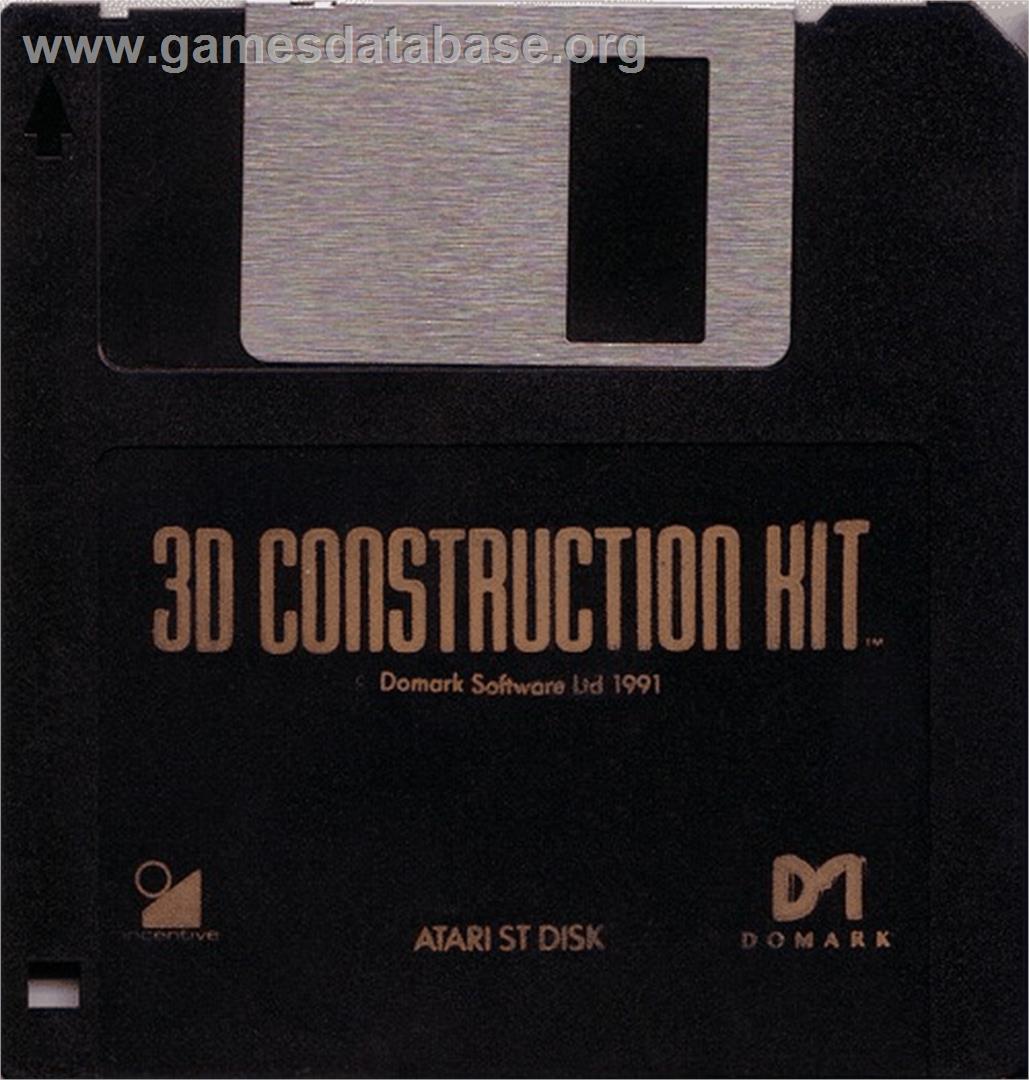 3D Construction Kit - Atari ST - Artwork - Disc