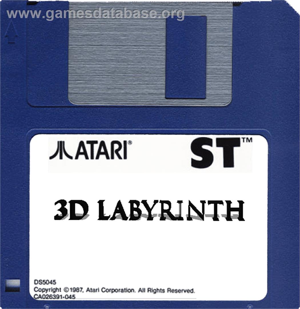 3D Labyrinth - Atari ST - Artwork - Disc