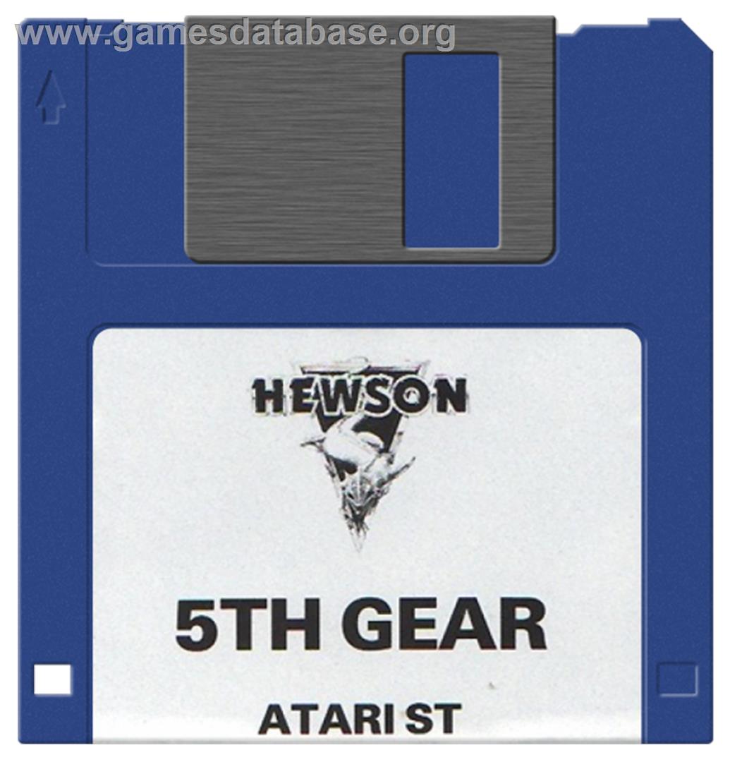 5th Gear - Atari ST - Artwork - Disc
