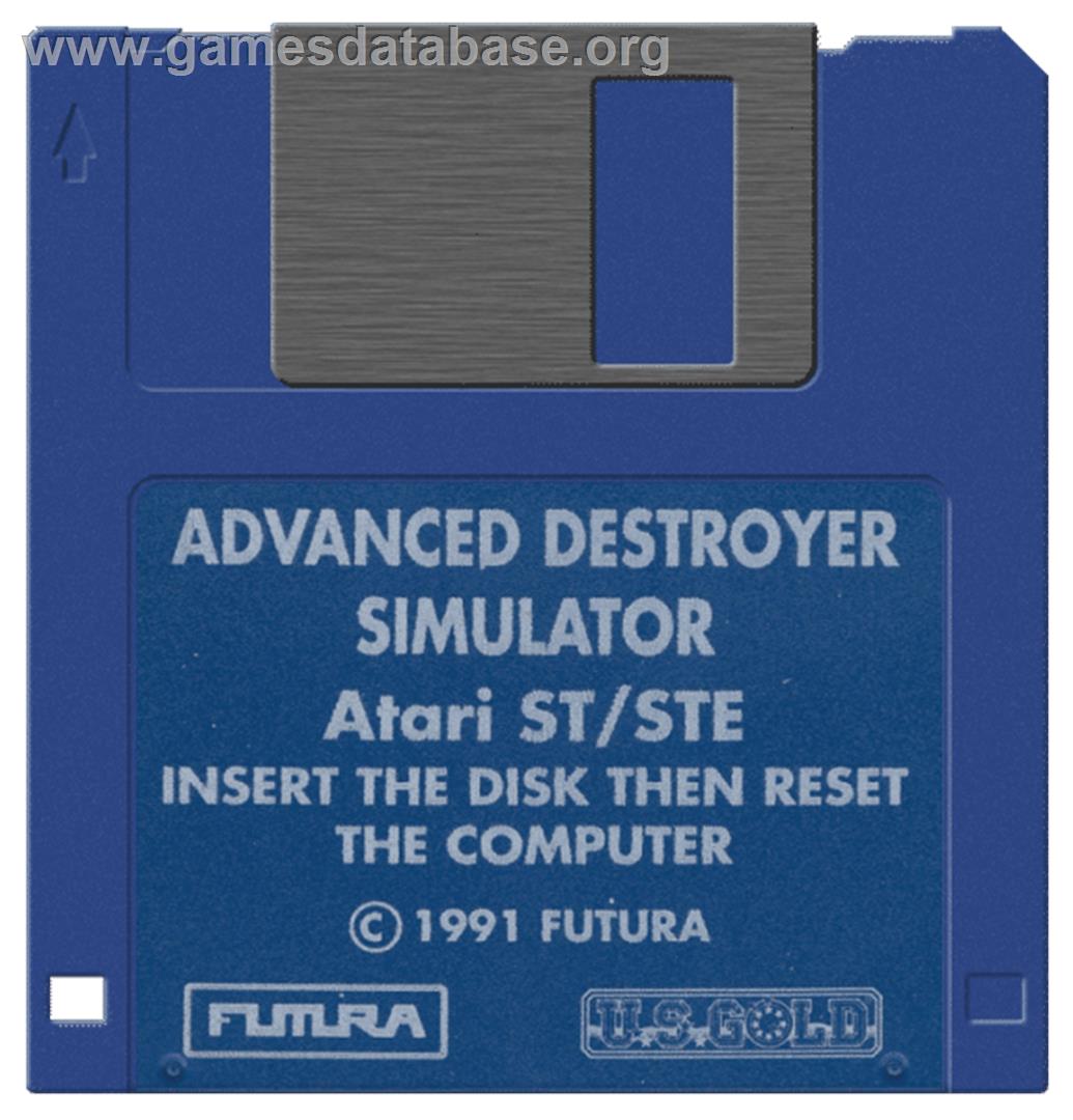 ADS - Advanced Destroyer Simulator - Atari ST - Artwork - Disc