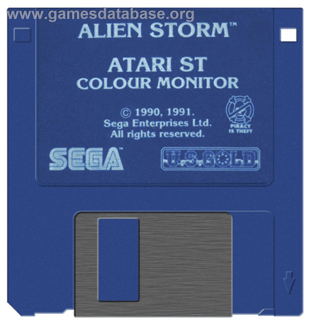 Alien Storm - Atari ST - Artwork - Disc