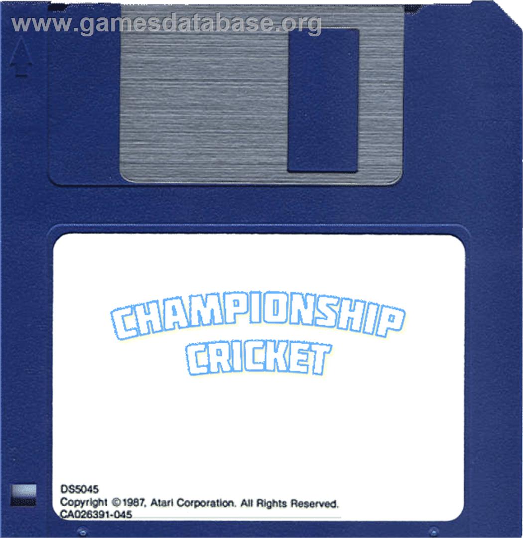 Allan Border's Cricket - Atari ST - Artwork - Disc