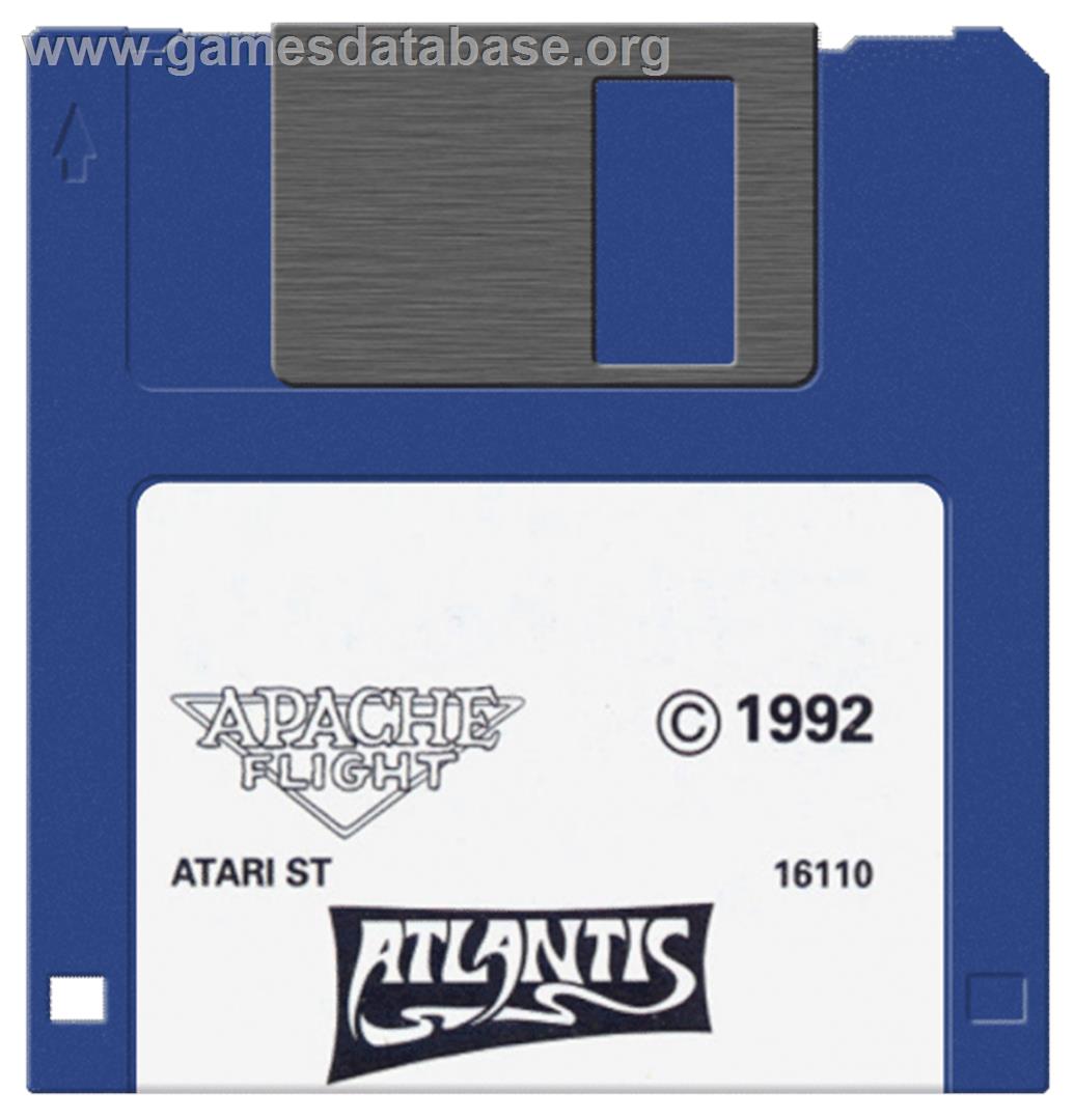 Apache Flight - Atari ST - Artwork - Disc