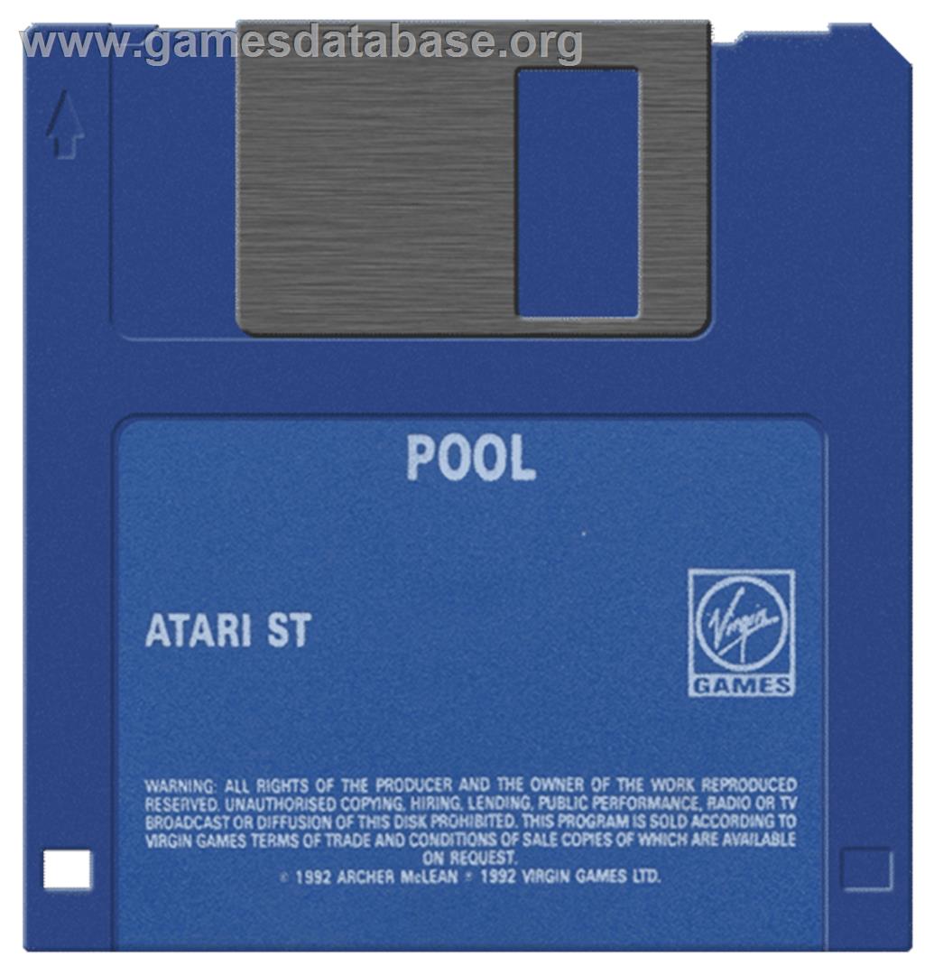 Archer MacLean's Pool - Atari ST - Artwork - Disc
