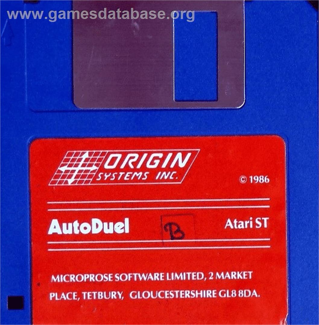 Autoduel - Atari ST - Artwork - Disc