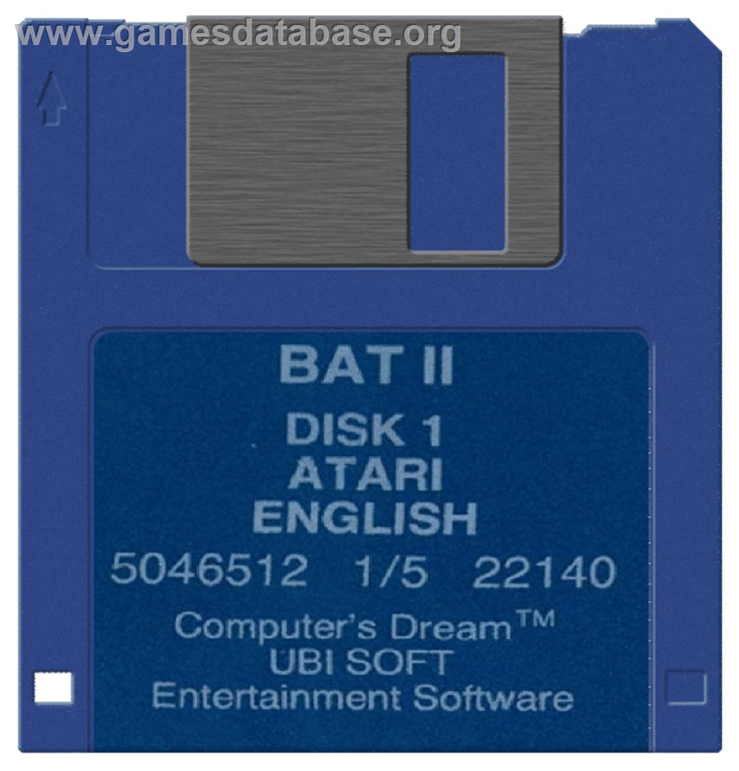 B.A.T. 2 - Atari ST - Artwork - Disc