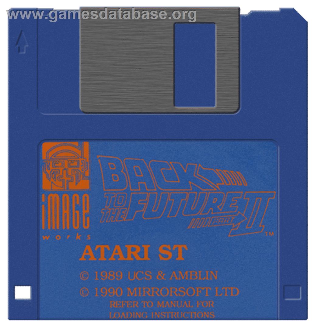Back To The Future Part 2 - Atari ST - Artwork - Disc