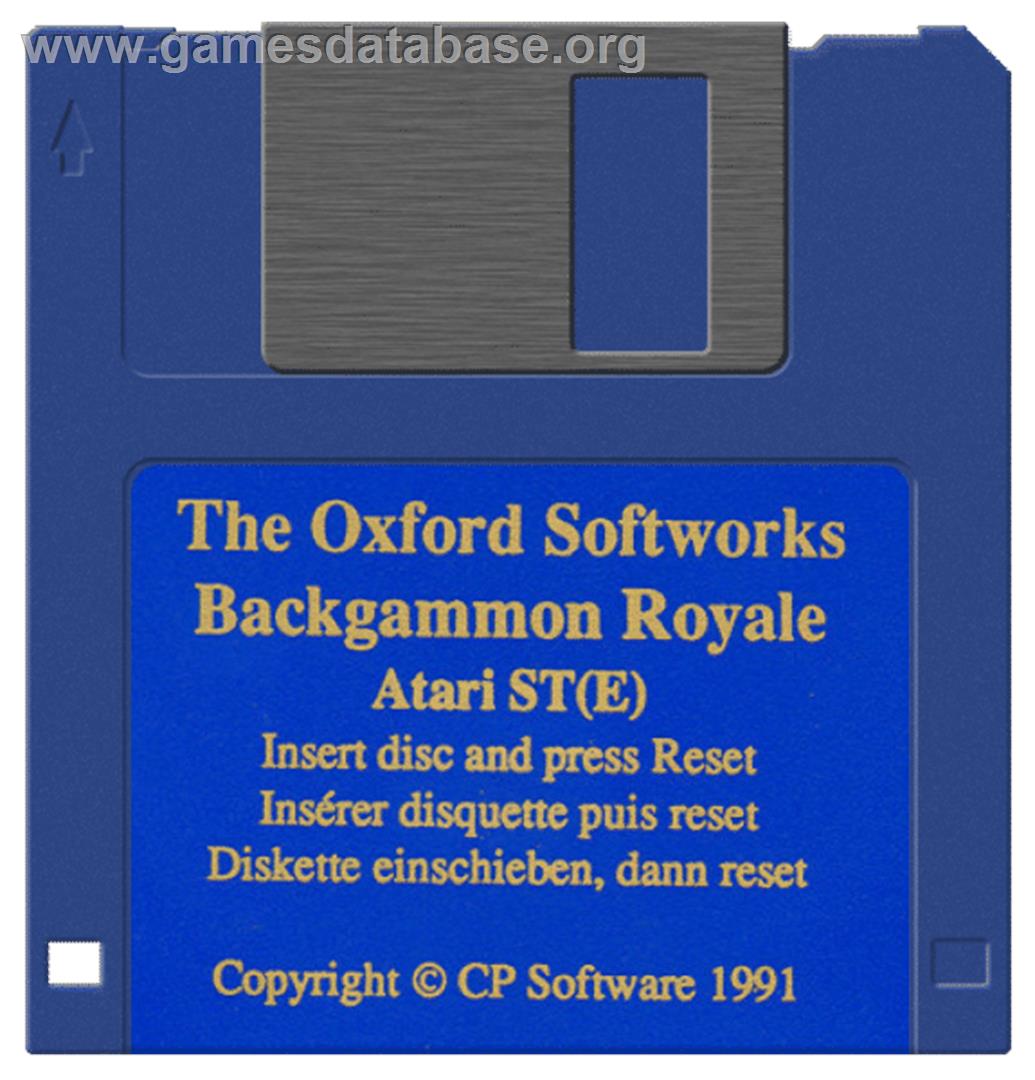 Backgammon Royale - Atari ST - Artwork - Disc