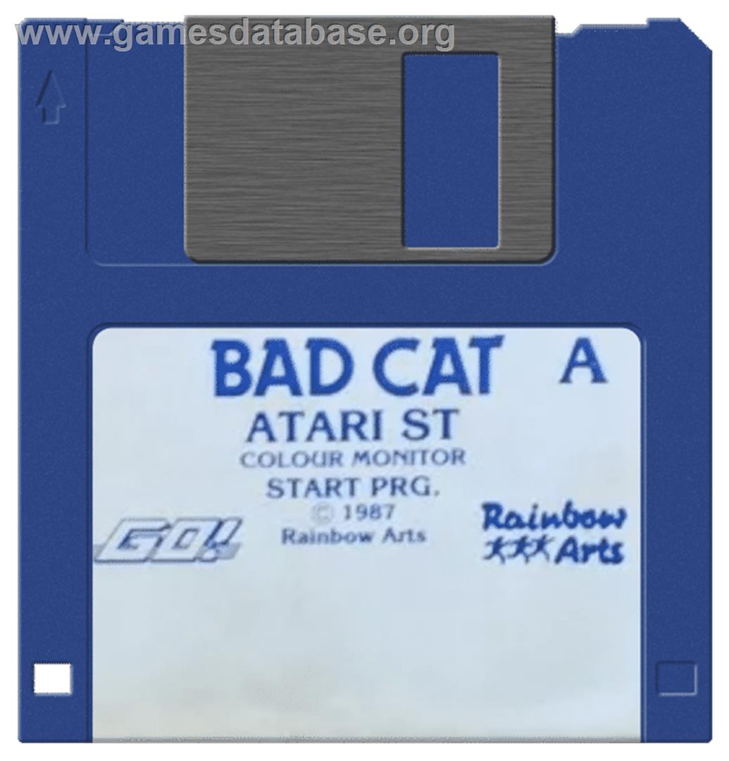 Bad Cat - Atari ST - Artwork - Disc