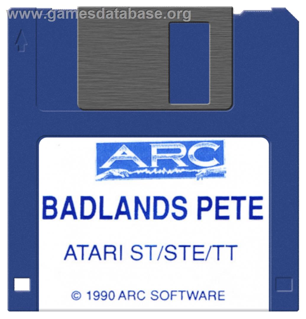 Badlands Pete - Atari ST - Artwork - Disc