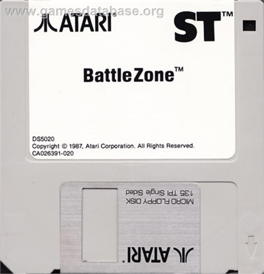 BattleZone - Atari ST - Artwork - Disc