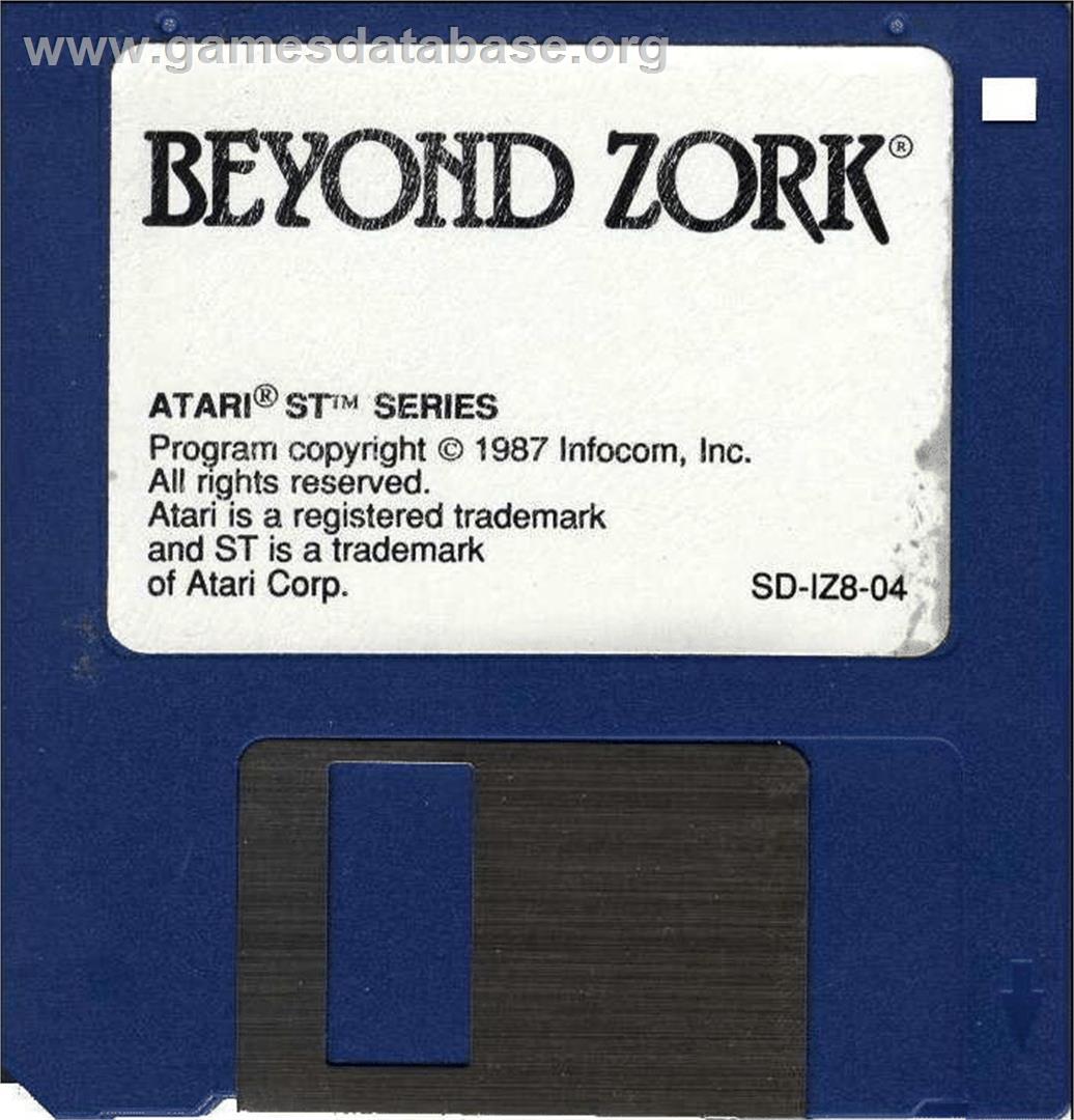 Beyond Zork: The Coconut of Quendor - Atari ST - Artwork - Disc