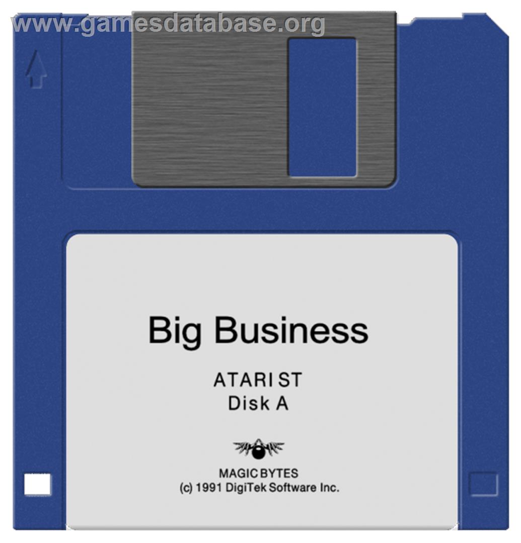 Big Business - Atari ST - Artwork - Disc