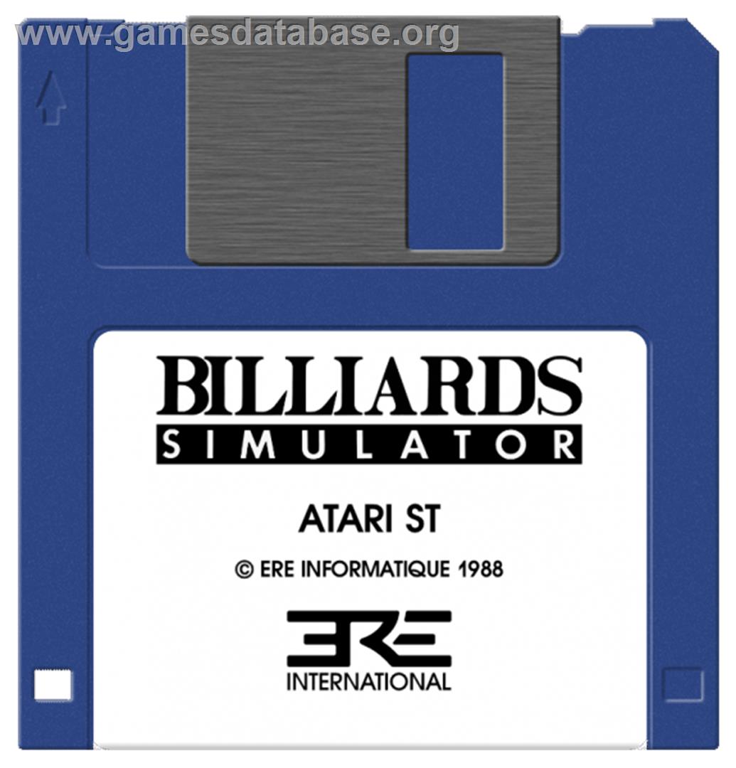 Billiards Simulator - Atari ST - Artwork - Disc