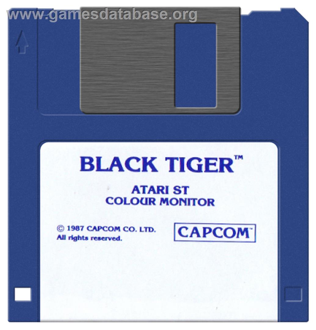 Black Tiger - Atari ST - Artwork - Disc