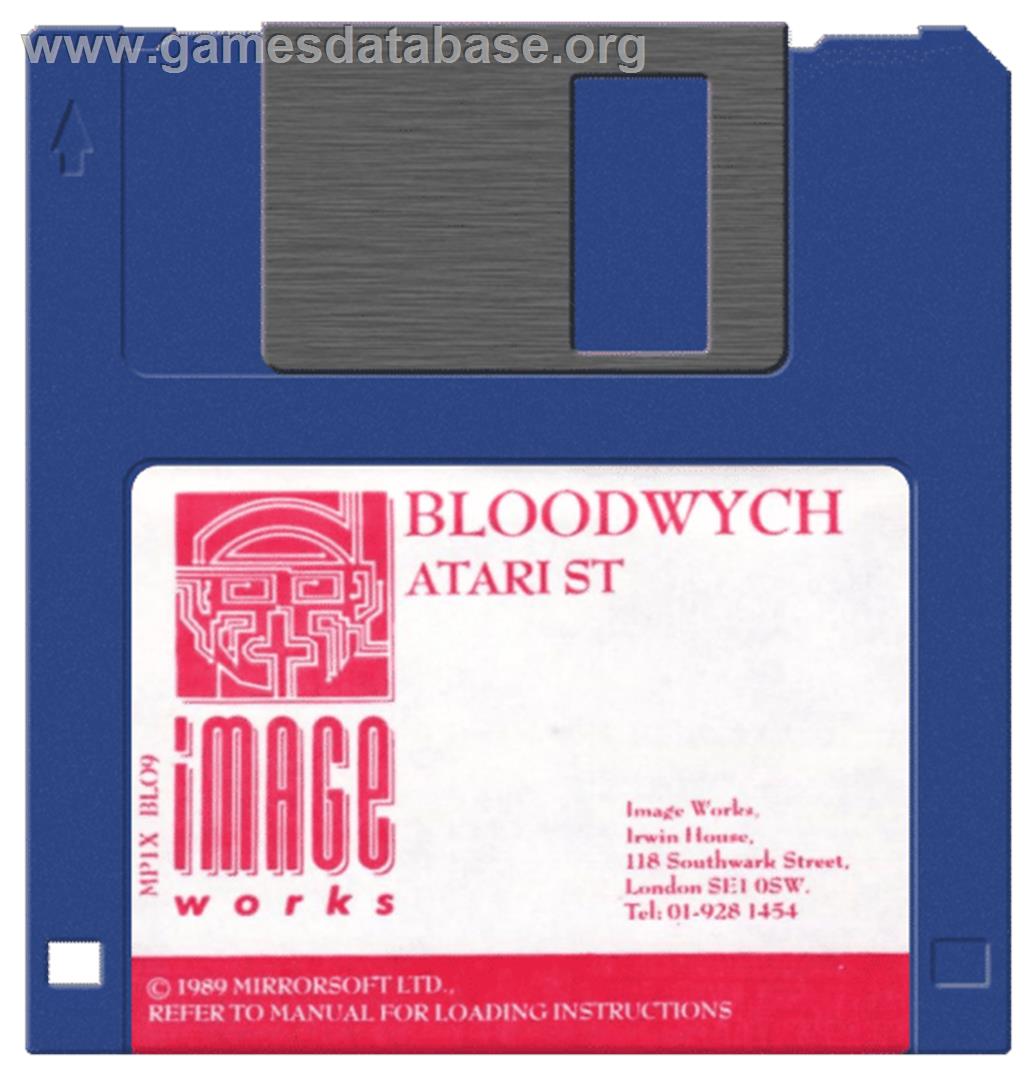 Bloodwych - Atari ST - Artwork - Disc