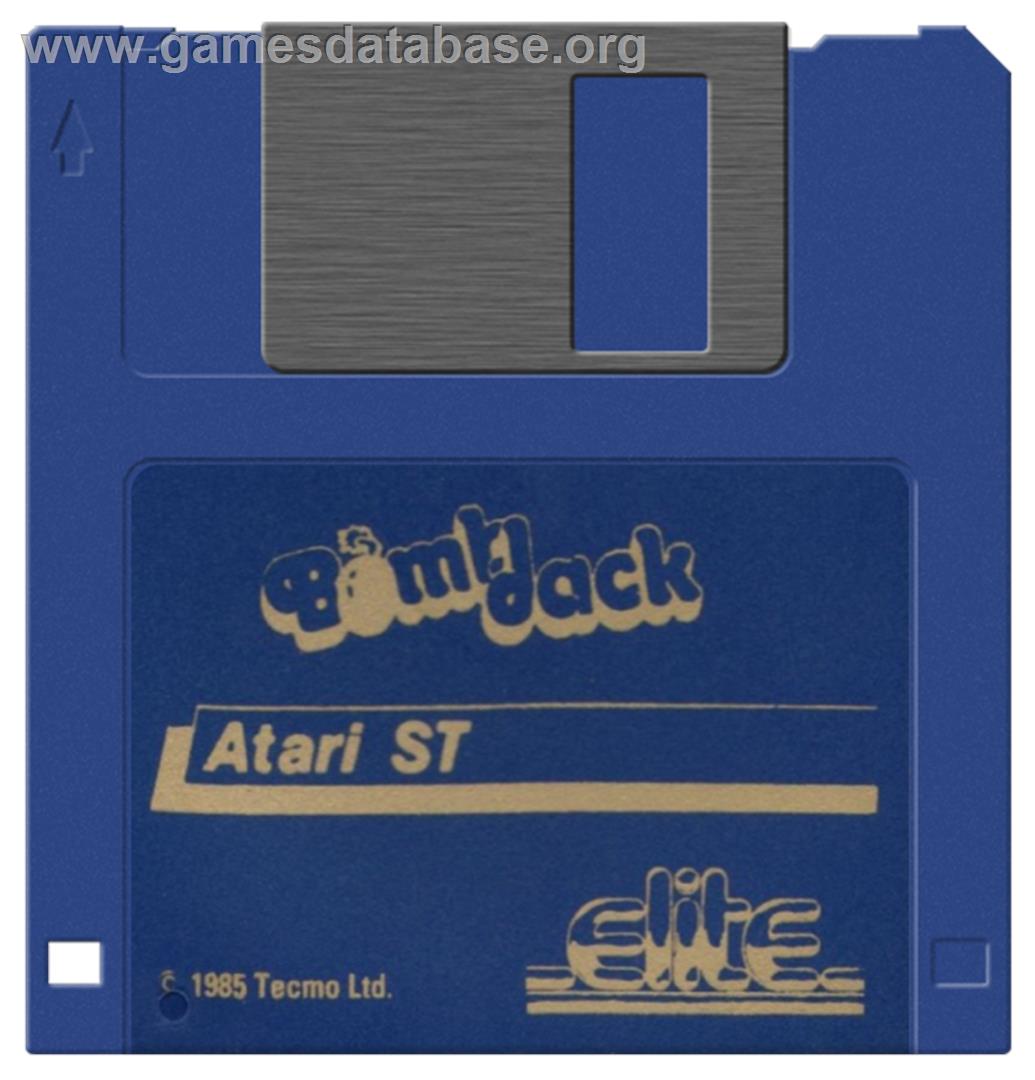 Bomb Jack - Atari ST - Artwork - Disc